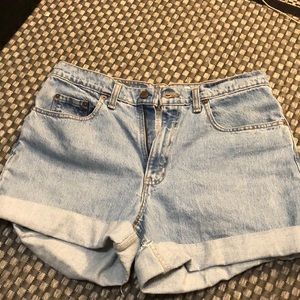 Levi’s highwaisted pants- cut into shorts